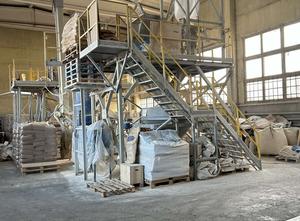 Mixing line for dry food products (catfish, whey, etc.)