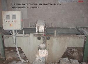 CURTAIN MACHINE FOR SPRAYING TRANSPARENT RESIN (AUTOMATIC)