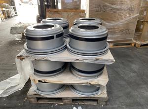 SCHEUERLE RIMS for industrial metal scrap transporter / Radfelgen für Metallschrotttransporter