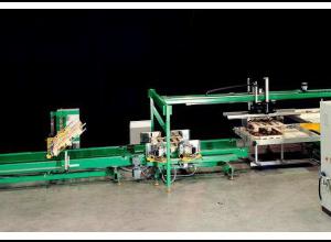 RPA9 + Transfert + Cutting corners + Turner and conveyor + Stacker and conveyor