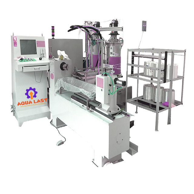 Industrial ro membrane frp fiber glass winding machine